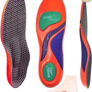 Goofort Arch Support Gel Insoles Women Men 7-Times-Shock-Protection 3D-Xpain™-Poron Plantar Fasciitis Orthotic Insoles Flat feet Insole Orthopedic Insoles Metatarsalgia Heel Pain Comfort Shoe Inserts