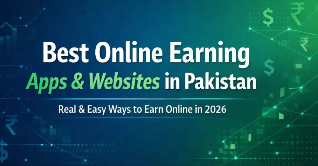 online earning Pakistan 2026 from home