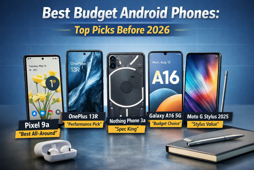Best Budget Phones Pakistan 2026 top affordable smartphones comparison