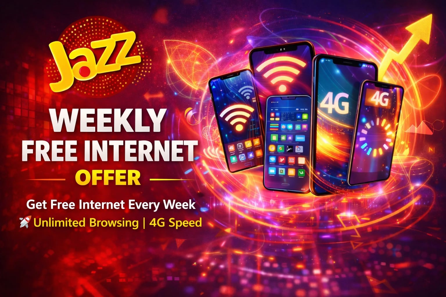 Jazz Weekly Free Internet Offer 2026 Easy Activation Guide in Pakistan