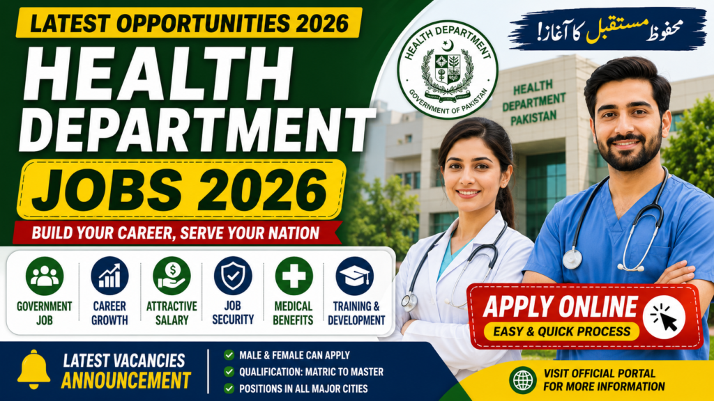 Government Hospital Jobs 2026 Pakistan doctors and nurses working in public hospital recruitment process