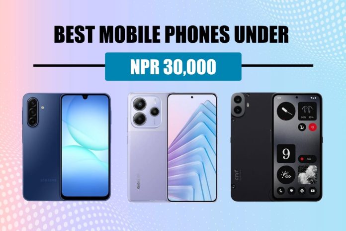 Budget Mobile Phones Pakistan Best Phones Under 30000 in 2026