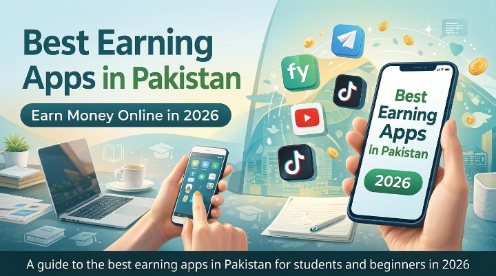 Best Daily Earning Apps in Pakistan showing real online earning opportunities for users