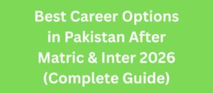 Career Options After Intermediate 2026  Best Guide for Pakistani Students
