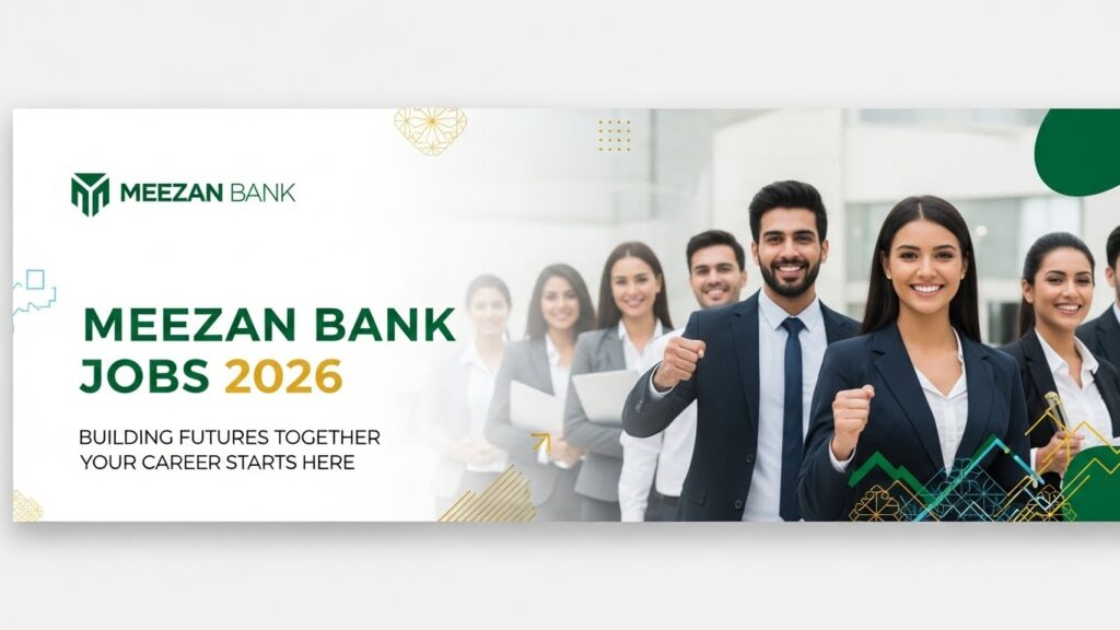 Meezan Bank Jobs Pakistan 2026 details, salary packages, eligibility, and online apply method. Latest jobs alert Pakistan & finance updates included.