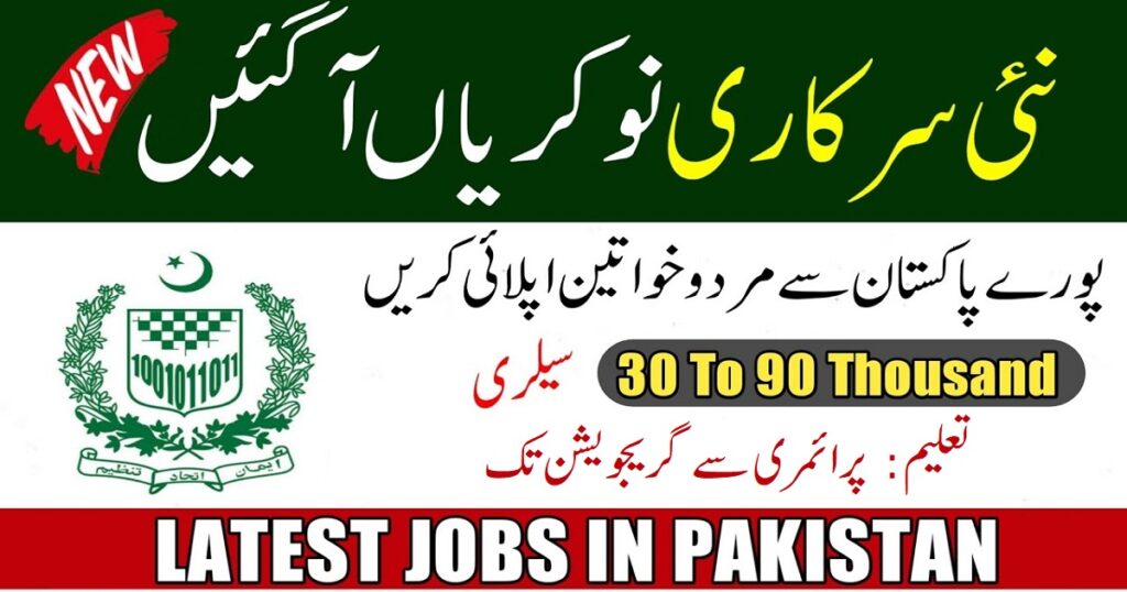 Government Jobs Alert Pakistan 2026 latest vacancies and application updates